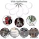 thumbnail image 4 of 30pcs Screw-In Cup Hooks, White Plastic Coated Mug Holders, 4 of 5