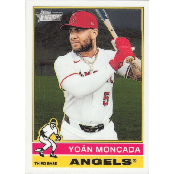 2025 TOPPS HERITAGE HIGH NUMBERS CHROME #689 YOAN MONCADA RC BOSTON RED SOX