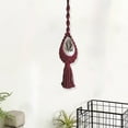 thumbnail image 4 of Wzzjkit Hand Woven Rope Hanging Basket Net Bag Flower Basket Hanging Flower Pot Hanging Pineapple Flower Basket, 4 of 6