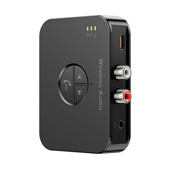 ARCADORA Bluetooth 5.4 Receiver for Home Stereo AUX RCA USB Music Streaming Adapter Old Speakers Car Stereo Dual USB Remote Control