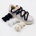 thumbnail image 2 of Wmool 10 MM ROD CORD ROPE SHOE LACES BRAINED SNEAKER TRAINER SHOELACES SET, 2 of 8