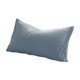 thumbnail image 2 of Funda de almohada al estilo japonés | Poliéster lavado color sólido | Funda de ropa de cama suave, transpirable y elegante | No impresión | Opciones de Azul Oscuro Azul Cielo Gris | 74x48cm | 1, 2 of 6
