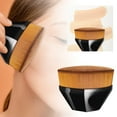 thumbnail image 2 of Brocha para base bronceadora para rostro y cuerpo. Aplicador bronceador. Brocha de maquillaje perfeccionadora para una cobertura suave y uniforme., 2 of 8