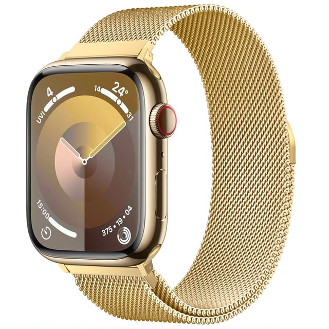 Correa de reloj BRG Milanese Loop de acero inoxidable 38-49 mm Apple