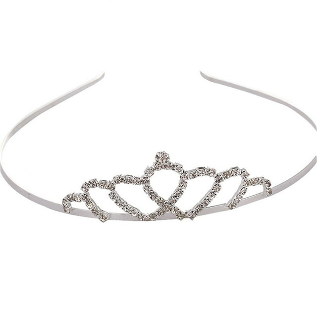 Accesorios de joyería para el cabello Tiara de cristal de boda corona nupcial de princesa