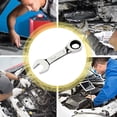 thumbnail image 2 of Short Handle Quick Ratchet Wrench Open End Plum Wrench, 2 of 8
