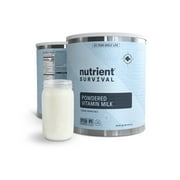 Nutrient Survival Vitamin Powdered Milk, Freeze Dried Prepper Supplies & Emergency Food Supply, 21 Essential Nutrients, Soy & Gluten Free, Shelf Stable Up to 25 Years, One Can, 50 Servings
