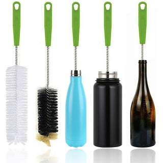 Stainless Steel Water Bottle Cleaning Brush Set Long-Handle Bottle Cleaner  Set✔ 