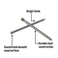 thumbnail image 3 of (4 pack) Fas-n-tite Finishing Nails, 4D x 1-1/2", Steel, Polished, Gray, Interior Nails, 2.0 oz pack, 3 of 11
