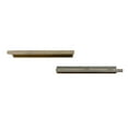 thumbnail image 2 of del Hutson Designs 36 Inch Rustic Luxe Wood Wall Floating Shelves, Gray, 2 of 12