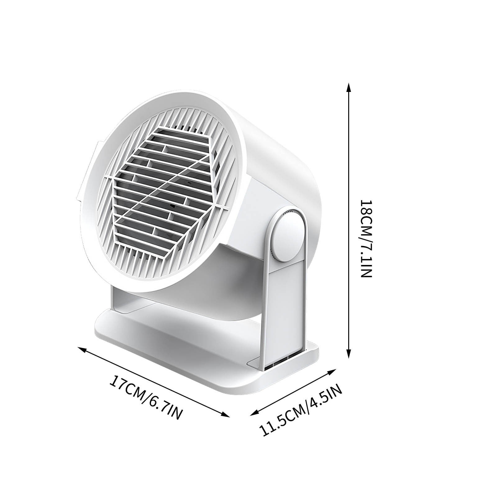 Household Fast Heating Desktop Heater Mini Electric Ceramic Heater for Home Office Adjustable Temperature Portable Space Heating Device