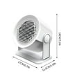 thumbnail image 3 of Hometravel Fast Heating Desktop Heater, Energy Efficient Portable Heater, Quick Warm Air Fan for Office and Home Use, 3 of 9