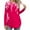 Hot Pink, variant on Womens Sweatshirts Cotton Round Neck Long Sleeved Printed T-shirt Elegant Tunic Tops Fall Winter Casual Loose Pullover Tees Comfortable Fashion Sweatshirt Activewear Size 8-16