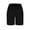 Black#long linen shorts for women, variant on aohooy Womens Shorts Soft Knee Length Summer Loose Athletic Short Elastic Drawstring Waist Lounge Running Shorts with Pockets Wine,M