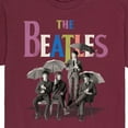 thumbnail image 3 of The Beatles - Umbrella Rainbow - Men's Short Sleeve Graphic T-Shirt, 3 of 6