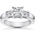thumbnail image 1 of 1 1/2 ct Princess Cut Solitaire Diamond Engagement Ring 14 K White Gold, 1 of 2