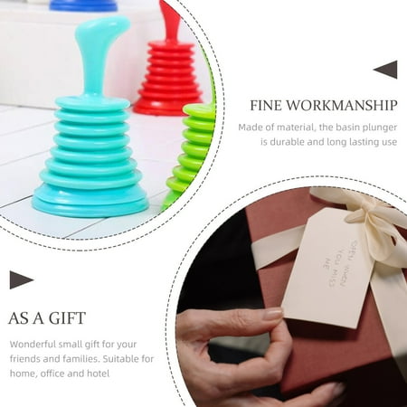 

Sink Plunger 4Pcs Sink and Drain Plunger for Kitchens Bathrooms Waste Pipes and Showers