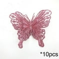 thumbnail image 2 of Specollect 10pcs Sparkling Butterfly Ornaments Glittering Christmas Tree Decorations for Holiday Party Wedding Garland Wreath Gift Box Decor, 2 of 9