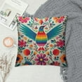thumbnail image 2 of Nawypu  Throw Pillow Covers Home Decor Set of  Pillow Cases Decorative  Cushion Couch Sofa Pillowcases Mexican Colorful Ethnic Birds Flowers, 2 of 5