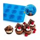 thumbnail image 2 of Peanut Cup Cake Mold, Silicone Mini Tart Pan For Bite Size Fat , Silicone Chocolate Candy Mold For, 2 of 5