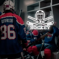 UPONRAY Hockey Custom Neon Signs, Usb Powered with Adjustable Brightness Wall Decor for Gifts, Cool White, 16 inch