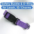 thumbnail image 6 of Pawtitas Reflective Dog Collar Adjustable for Large Dogs - Purple Collar, 6 of 9