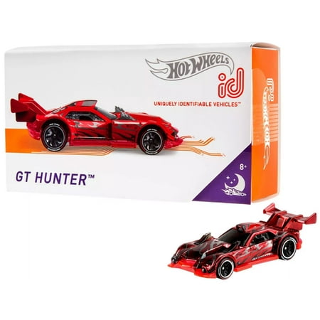 Hot Wheels id (2018) Mattel Red GT Hunter Toy Car Vehicle