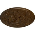 thumbnail image 3 of 31 1/4"OD x 2 1/4"P Baile Ceiling Medallion (Fits Canopies up to 6"), Hand-Painted Root Beer Crackle, 3 of 6