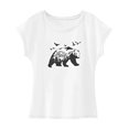 thumbnail image 1 of Camiseta para Mujer con Cuello Redondo, Camiseta Básica de Manga Corta para Uso Diario en La Calle M, 1 of 7