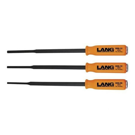 UPC: 0077769008561 | Lang Tools LNG-856-3ST 16 in. 856 Series Extra-Long Pin Punches with Handle