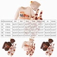 thumbnail image 5 of My First Thanksgiving Baby Boy Outfit Long Sleeve Bowtie Romper Suspender Pants with Hat 3 Piece Clothes Set 0-18 Months Kaprioy Baby Boy Clothes, 5 of 9