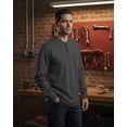 thumbnail image 2 of Flame Resistant FR Henley Style T-Shirts (Small, Dark Grey), 2 of 2