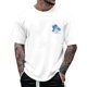 thumbnail image 1 of Playeras Negras Para Hombre Algodon, Camiseta De Manga Corta Con Cuello Redondo Y Estampado A La Moda Para Niñas Y Niños, Camiseta Holgada De Verano, Camisetas Casuales, 1 of 4