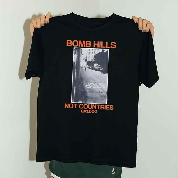 Bomb Hills Not Countries Funny Skateboarding Unisex T-Shirt up to 5XL