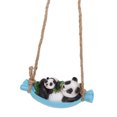 thumbnail image 1 of Garden Resin Animal, Exquisite Workmanship Cute Swing Panda Statue Weather Resistant Simulation  for Lawn, 1 of 7