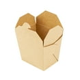 thumbnail image 4 of Bio Tek 8 oz Square Kraft Paper Microwavable Noodle Take Out Container - 2 3/4" x 2 1/4" x 2 1/2" - 25 count box, 4 of 9