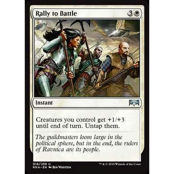 MtG Ravnica Allegiance Uncommon Rally to Battle #18