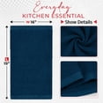 thumbnail image 2 of RIVERSIDE 12 Pack Cotton Bar Mop 16x19 Absorbent Kitchen Towels and Cleaning Cloths - Dark Blue, 2 of 8
