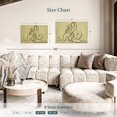 thumbnail image 4 of Elephant Stock Woman Loving Dog Wall Art - Horizontal Canvas Wall Art - Living Room Wall Decor - Animal Canvas - Black And Beige Decor - 30" x 20", 4 of 8