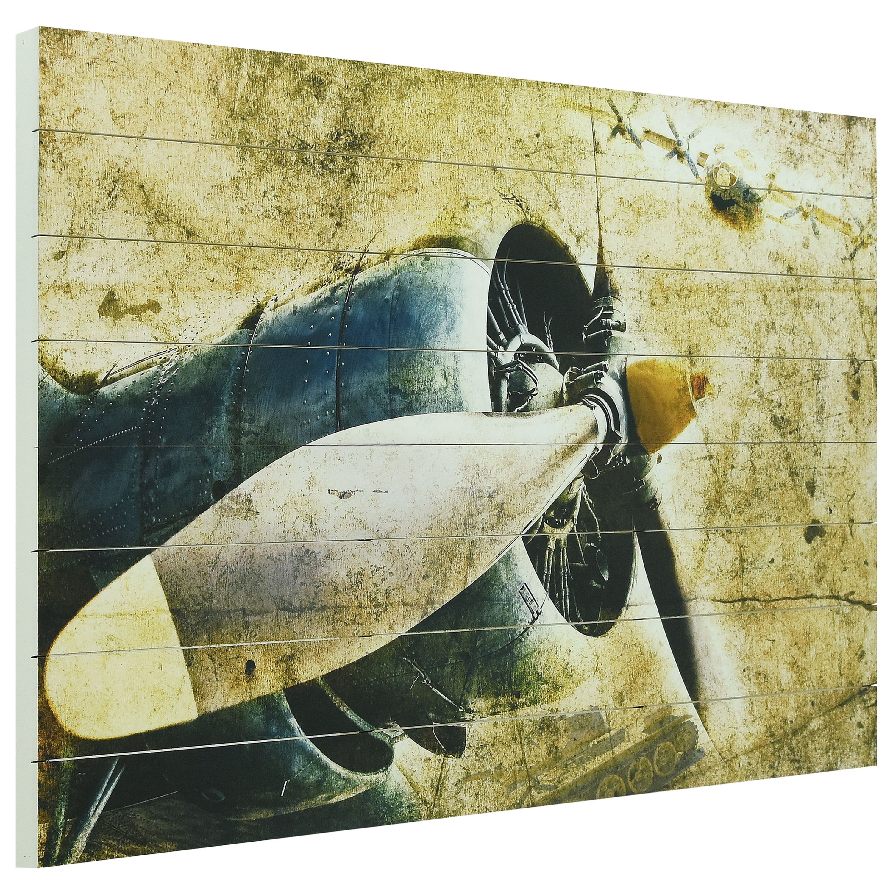 Empire Art Direct Corsair Wall Art Fine Art Giclee Printed On Solid Fir Wood Planks