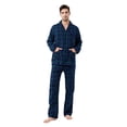 thumbnail image 2 of Kolipajam Couples Matching Pajamas Set 100% Cotton Flannel Pajamas for Couples with Pockets L, 2 of 5