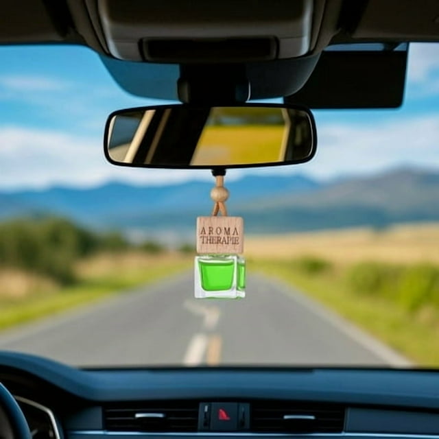 Car Air Hanging Fragrance Oil Diffuser – Car Air Diffuser For Oils Aromatherapy Automobile Diffuser Long Lasting Car Diffuser Bottle 8ml Thin Clear String for Hanging Chandelier Replacement with Hook