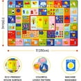 thumbnail image 2 of Noahas Kids Carpet Playmat Rug with Numbers, Shapes, Animals Pattern, Children Learn and Educational Rugs, Non Slip Play Rug for Nursery Bedroom Play Room, 3x5 Feet, 2 of 7