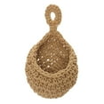 thumbnail image 5 of ULTNICE Wall Hanging Fruit Basket Coffee Cotton Rope Round Woven Design 1Pack 9.8X7.9X5.9In, 5 of 8