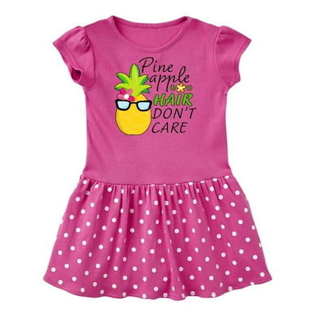 

Inktastic Pineapple Hair Dont Care Gift Baby Girl Dress