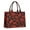 Halloween Red Pumpkins, variant on Large Capacity Tote Bag,Halloween Purple Spider Web Pattern Handbag Fashion Luxury Tote Bag,15.7"x13"x 5.1" Inches,Laptop Compatible