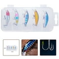 thumbnail image 3 of Splihome 5Pcs Fishing Lures Sinking Minnow Wobblers Artificial Hard Bait Bass Tackle, 3 of 9