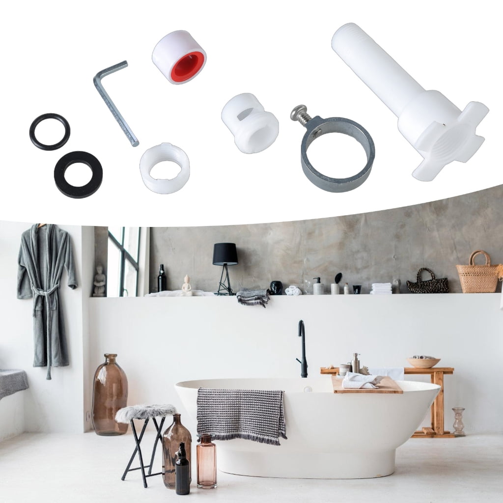 yotijay Four in 1 Tub Spout Adapter Bathtub Faucet Spout Adapter Tub Spout Divert Repair