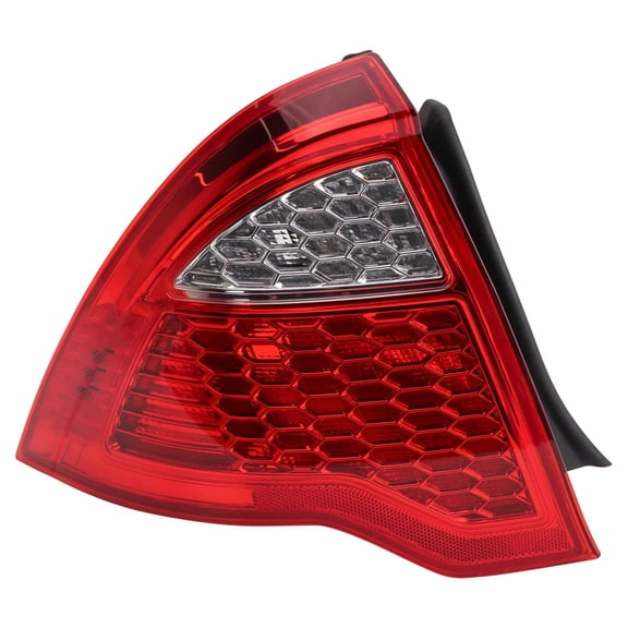 TRQ Driver Side Tail Light Assembly Halogen Fits 2010-2012 Ford Fusion FO2818147