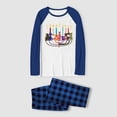 thumbnail image 3 of Hanukkah Pajamas For The Family And Dog, Cute Dog Themed Hanukkah Blue Pajamas, All Sizes Available, 3 of 7
